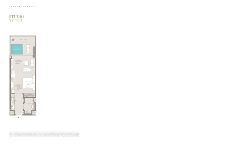 Studio Bedroom Floor Plan