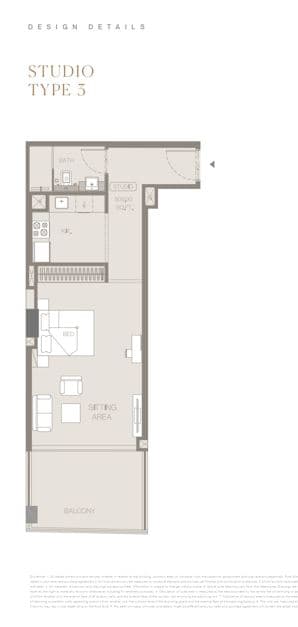 Studio Bedroom Floor Plan
