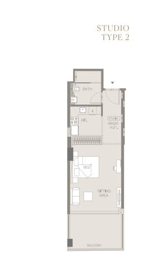 Studio Bedroom Floor Plan